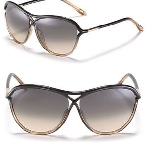 Tom Ford Tabitha Criss-Cross Aviator Sunglasses